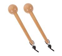 Toyvian 2Pcs Wooden Baseball Softball Glove Mallet Hammer for Glove Shaping and Breaking Portable Smooth Surface Pounder Tool for Comfortable Fit and Pocket Formation