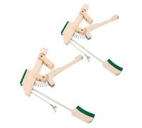 Toyvian 2pcs Wooden Piano Hammer Butt Flange for Vertical Piano Accessory Essential Repair Part for Maintenance