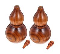 Toyvian 2Pcs Wooden Toothpick Dispensers Portable Creative Storage Holders for Home Living Practical Design for Fruits and Appetizers Cleaning