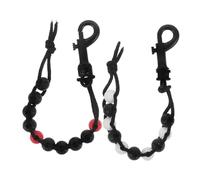 Toyvian 2pcs Wrist Golf Score Counters Bead Stroke Scoring Tool Durable Plastic Nylon Material Lightweight Golf Accessories for Men Women Golfers
