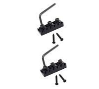 Toyvian 2pcs Zinc Alloy Guitar Locking Nut String Lock Guitar Parts Accessories Hex Wrench