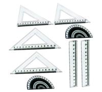 Toyvian 2set Miniature Ruler for Dollhouse of Simulation Scale Rulers Learning Supplies for Projects Made from Sturdy Materials for Model Enthusiasts and Educators