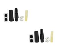 Toyvian 2sets Alto Saxophone Head Replacement Plastic Kit Cushions Pads for Saxophone for Boys and Girls Learning to Play The Alto Sax