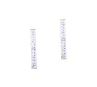 Toyvian 2sets Creative Cartoon Animals Height Ruler for Boys and Girls Removable Growth Chart Wall Decor Fun Self-Measuring Height Chart for Nursery and Bedroom