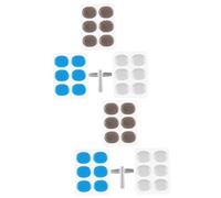 Toyvian 2sets Drum Dampeners Silicone Soft Drum Muffler Reusable Tone Control for Kit Accessories Silencing Pads for Snare and Bass Dampener