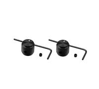 Toyvian 2sets Electric Guitar Volume Knob Metal Bass Tone Knob Acoustic Guitar Accessories Volume Control for Electric