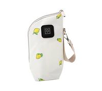 Toyvian 2sets Feeding Bottle Pouch Milk Heating Cover and USB Charging Warmer for Travel and Daily Use as Thermal Bag
