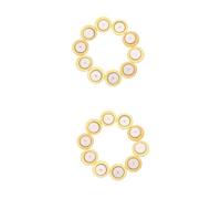 Toyvian 2sets Guitar Accessory Piezo Disc 15mm Diameter 300ω Perfect for Acoustic Guitars 10pcs*2