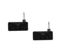 Toyvian 2sets Miniature Bass Guitar Headphone Amp Portable Mini Pocket Guitar Amplifier for Electric Suitable for Mini Practice
