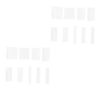 Toyvian 2sets Natural Shell Inlay Dots for Guitar Fretboard White Shell Inlay Decors for Mandolin and Bass Guitar Inlaystickers