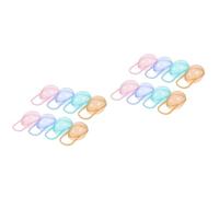 Toyvian 2sets Pacifier Case Pacifier Storage Container Holder Box Lightweight and Durable Present for Baby 8pcs*2