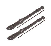 Toyvian 2sets Tone Student Recorder Flute Simple Wind Instrument for Beginner Practice Boys and Girls Clarinet Musical Instrument for School Music Class