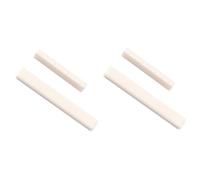 Toyvian 2sets Ukulele Saddle and Nut Kit Bone Saddle Nut for Acoustic Uke Quality Replacement for Old