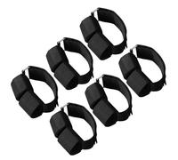 Toyvian 3 Pairs Adjustable Ankle Workout Straps with Webbing Material for Enhanced Comfort and Secure Fit, for Home Fitness Exercise and Strength Training of Hamstring and Muscle Groups