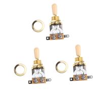 Toyvian 3 Pcs 3-level Sound Pick-up Switch for -style Guitar Button for Acoustic Guitar Pickup