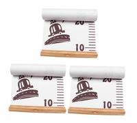 Toyvian 3 pcs Measuring Ruler Norse Decor Height Chart Wall Height Ruler Board Wall Decoration Kids Growth Ruler Wall Hanging Height Measurement Wall Hanging Ruler Curve