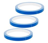 Toyvian 3 Rolls Table Tennis Paddle Edge Tape 32.8ft Long Lightweight Cloth Adhesive Protective Side Guard for Ping Pong Racket Suitable for Outdoor Use and DIY Installation Blue