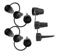 Toyvian 3 Sets Air Pump Nozzles Plastic Quick Inflation Versatile Three Different Nozzles for Inflatable Boats Air Mattresses Indoor Outdoor Use