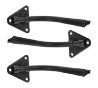 Toyvian 3 Sets Iron Curved Rod Wall Fan Mount Brackets with Triangular Base and Reinforced Design Securely Attaches to Concrete Walls and Steel Structures in Garage or Warehouse