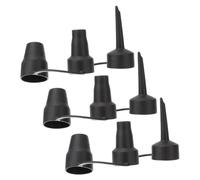 Toyvian 3 Sets Plastic Air Bed Pump Replacement Nozzles with Three Different Nozzles for Inflatable Boats and Swimming Rings, Easy to Carry and Quick Inflation for Indoor and Outdoor Use