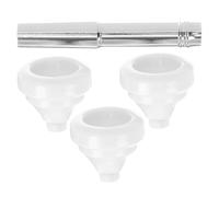 Toyvian 3 Small Trumpet Mute Supply Accessories Pvc Copper Smooth Fashionable Design Easy to Use Not Easy to Deform Instrument Tool for Beginners