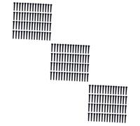 Toyvian 300pcs Guitar Bridge String Pegs Acoustic Guitar Accessories Black Lightweight Portable Easy to Use String for Standard Acoustic