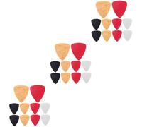 Toyvian 30pcs Assorted Felt Picks for Ukulele Felt Picks As Plectrums for Guitar for Beginners