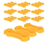 Toyvian 30pcs Baby Chick Splay Leg Hobble Chicken Bands Chicken Hobble Braces Poultry Feeding Equipment Health Supplies For Spraddle Leg Repair Poultry Care Supplies Yellow