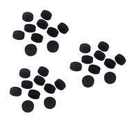 Toyvian 30pcs Bass Drum round Felt Washers Cymbal Felt Pads for Cymbal Stand for Guitar Strap Buttons Music Accessories