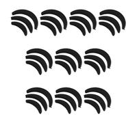 Toyvian 30Pcs Black Hair Bump Sponge Volume Hair Base Inserts for Women Styling Puff Maker Set for DIY Bun Updo