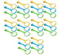 Toyvian 30pcs Boy Girl Walker Stand Aid Safety Harness for Newborn Crib Hanging Pull Rings Teething Rings Bed Stand up Learning Tools