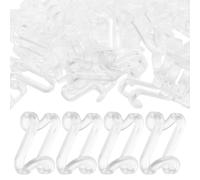 Toyvian 30pcs Clothes Hanger Connector Hooks for Space Saving, Stackable Plastic Hanger Extenders with Cascading Design, Closet Organization Solution for Seasonal Clothing