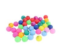 Toyvian 30Pcs Colorful Raffle Balls for Party Activities Durable Printed Pong Balls for Games Lotteries and Fundraising Events