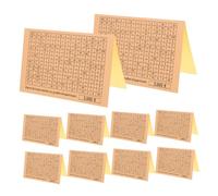 Toyvian 30pcs Euro Money Saving Planner with Replaceable Stickers for Wooden Piggy Bank Euros Budget Tracking Charts Cash Savings Templates for Financial Planning
