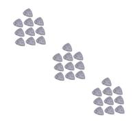 Toyvian 30pcs Felt Ukulele Picks Wool Guitar Plectrums for Acoustic and Bass Guitars Comfortable Grip and Softer Tone for Musicians
