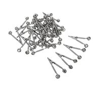Toyvian 30pcs Fishing Alarm Fishing Rod Bell Clip Iron Silver