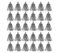 Toyvian 30pcs Floating Fish Breeding Mops Grey Aquarium Spawning Mop Egg Laying Accessory Fish Tank Breeding Hideout for Fry Hatching and Aquatic Pets