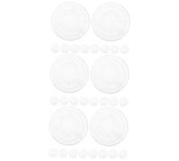 Toyvian 30pcs Guitar Effect Pedal Foot Switch Toppers Pedal Footswitch Caps for Guitar Effect Protect Nails as Accessories Replacement Parts