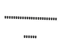 Toyvian 30pcs Guitar String Ferrules Caps Electric Guitar Accessories String Caps for Mounting Buckles Ferrules Suitable for Electric Bridge Buckle Through Body
