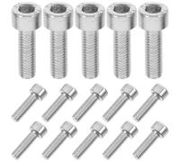 Toyvian 30pcs Hex Socket Cap Screws for Chainsaw Starter Metric Socket Screws Replacement Spline Bolts for Gasoline Woodcutting Machine Secure Hex Head Fasteners for Chainsaw Repair