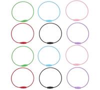 Toyvian 30pcs Keychain Cables DIY Key Ring Compact Stainless Steel Wire Keychain Connectable for Larger Loop Comfortable Experience for Hand Tools and Keys Suitable for Random Color