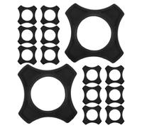 Toyvian 30pcs Mic Loop: Rubber Microphone Anti-Roll Rings - Anti-Slip And Anti-Fall Protection For Broadcasts Live Shows And Recording Studio