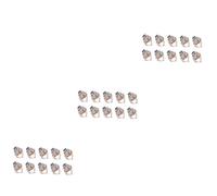 Toyvian 30pcs Mono Guitar Jack Socket Connector Guitar Pickup Output Jack Plug Socket Female Panel Mount for Acoustic Electric Bass Parts Accessories Chrome