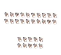 Toyvian 30pcs Mono Guitar Output Jack Socket Connector for Electric Acoustic Bass Guitars Panel Mount Parts Easy Installation