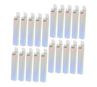 Toyvian 30pcs Paper Lipstick Boxes Lip Gloss Containers Moisturizing Lip Balm Storage Case Small Cosmetic Packaging for Beauty Products Space-saving Solid Color Design