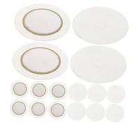 Toyvian 30pcs Piezo Buzzer Diaphragm Disc Guitar Pickup Piezo Disc for Electronic Devices