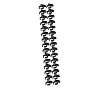 Toyvian 30pcs Plastic Multi Functional Desktop Mic Mount Clamp Small Microphone Fixing Stand Holder for Gaming Mic and Xlr Table
