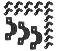 Toyvian 30pcs Plastic Walking Stick Latch Clips for Wheelchair and Commode Chair Accessories, Quick Mounting and Removal, Easy Installation, Suitable for Home and Shower Use, 22mm Pipe