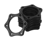 Toyvian 30pcs Rubber Mic Sleeve Microphone Shockproof Protection Ring Prevent Rolling and Slipping for Handheld Microphones