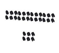 Toyvian 30pcs Silicone Saxophone Side Key Covers Easy Install Risers Wind Instruments Accessory